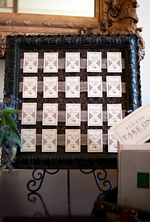 Here are a few really great examples On a board Table plan board