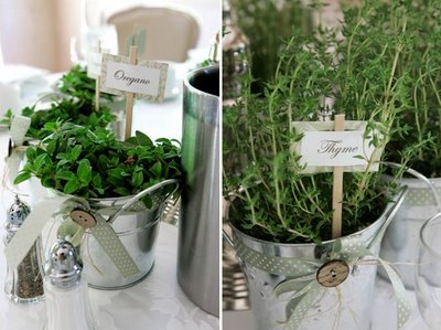 wedding flowers herbs