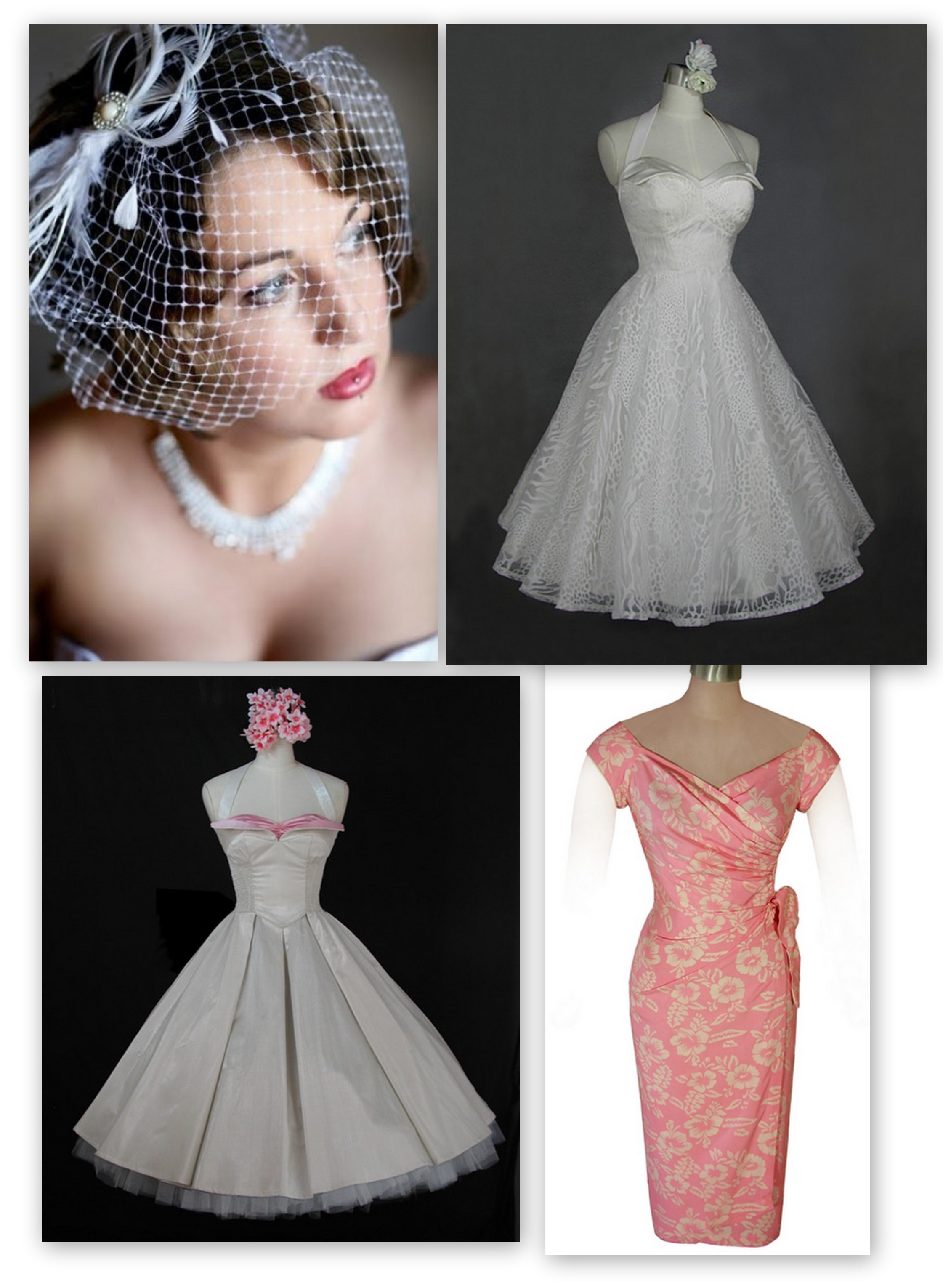 1950s glamour dresses