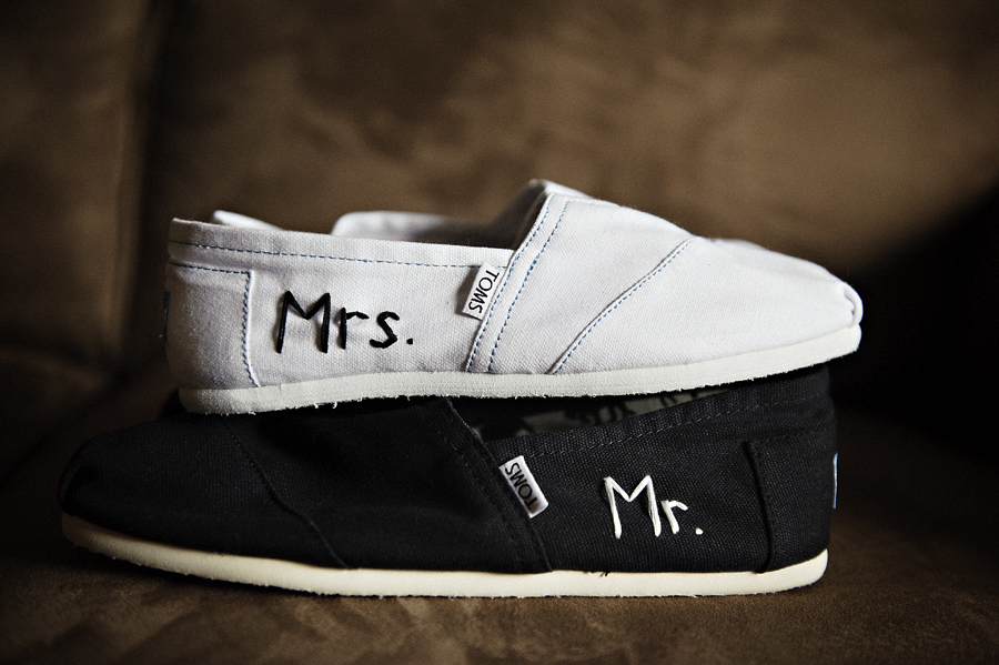 Wedding Trends - Shoes mr and mrs toms 