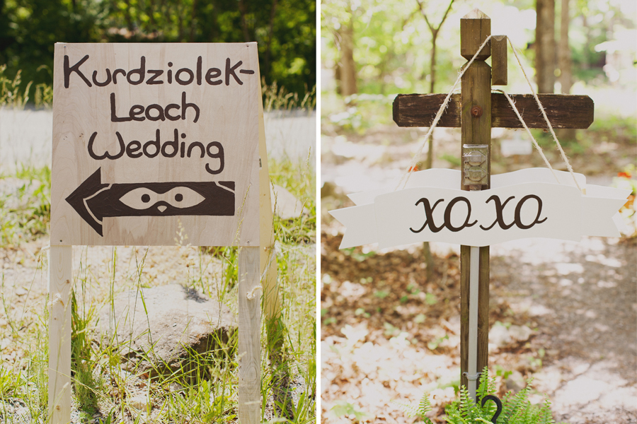 Wedding Brand signs for a wedding 