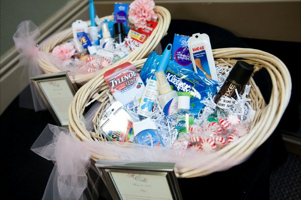 Wedding bathroom basket  Bathroom basket wedding, Wedding bathroom, Wedding  emergency kit