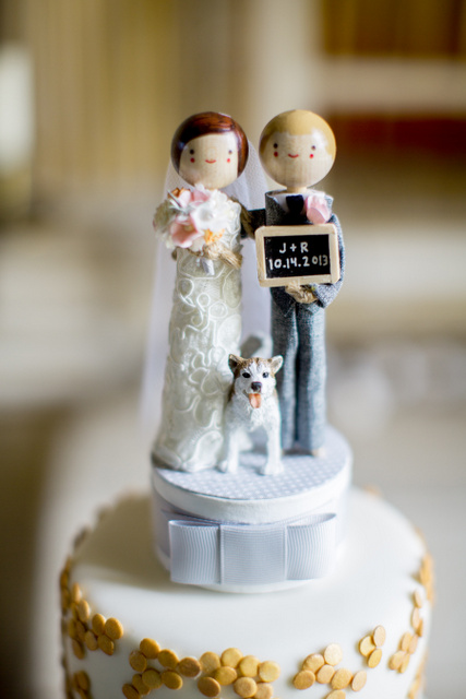 personalized wedding cake topper