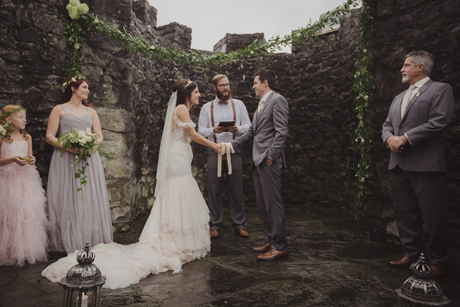 fairy tale Irish castle destination wedding
