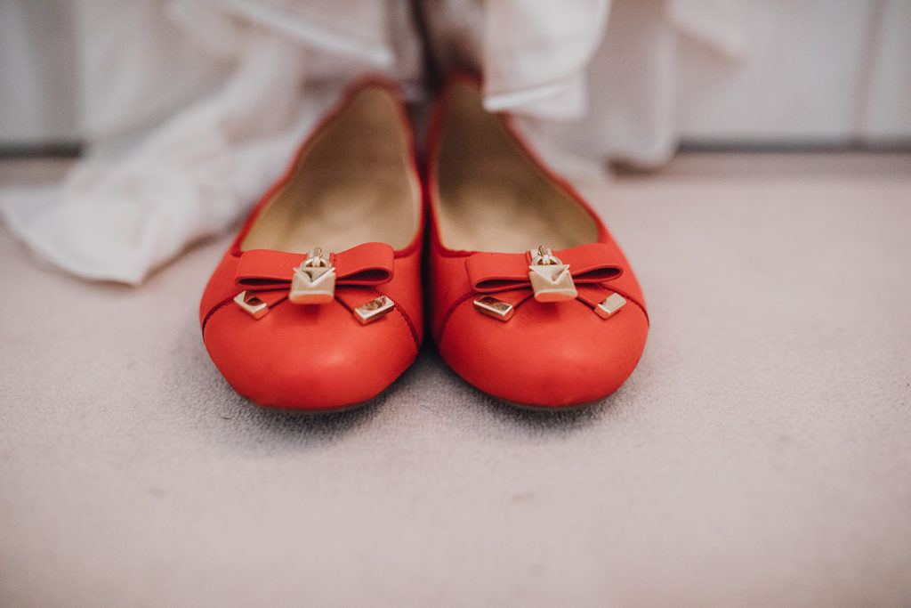 red wedding shoes AislinnEvents.com