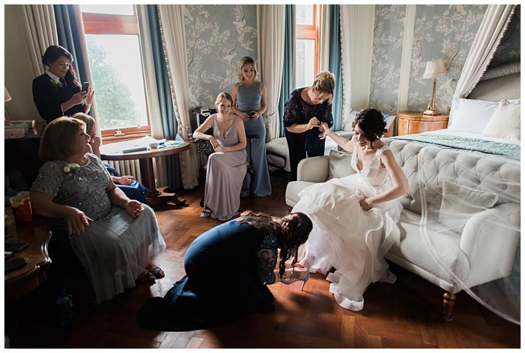 A family wedding ceremony away from home in Ireland aislinn events