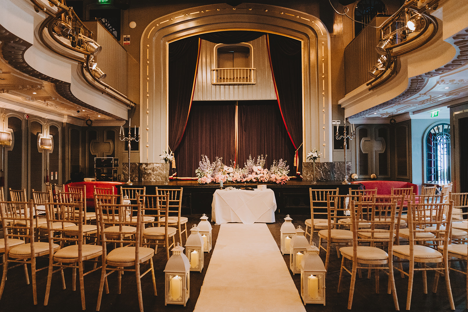 The Ceremony: Hosted in the uniquely atmospheric Set Theatre Langtons Kilkenney