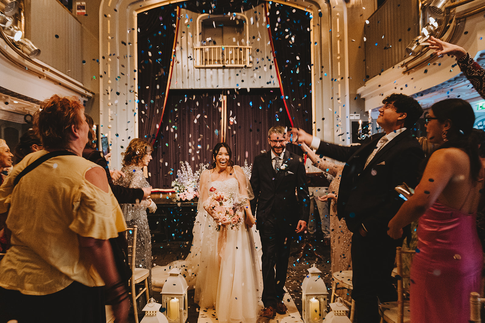 bride walking down the aisle