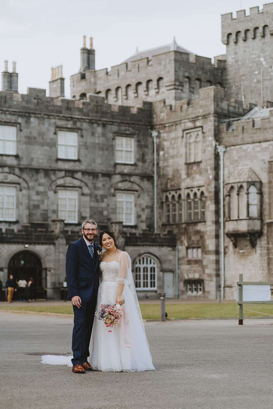 kam and ryan outside kilkenny castle
